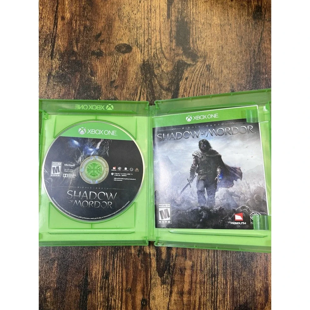 LORD OF THE RINGS MIDDLE EARTH SHADOWS OF MORDOR XBOX ONE GAME